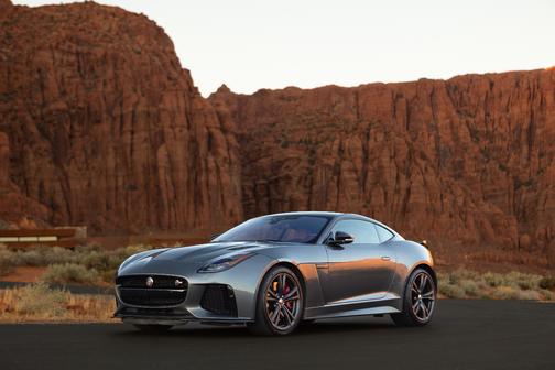 Grey 2018 Jaguar F-TYPE SVR