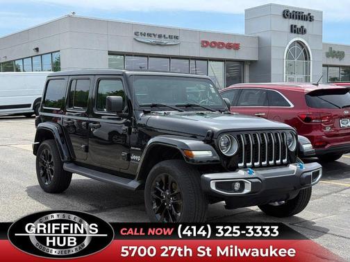 Black Clearcoat 2023 Jeep Wrangler 4xe Sahara
