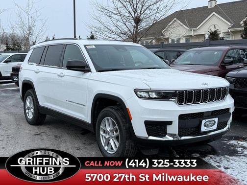 Bright White Clearcoat 2025 Jeep Grand Cherokee L Laredo