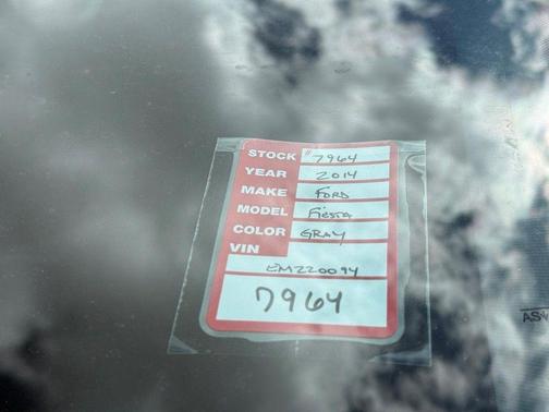 STORM GREY METALLIC 2014 Ford Fiesta SE