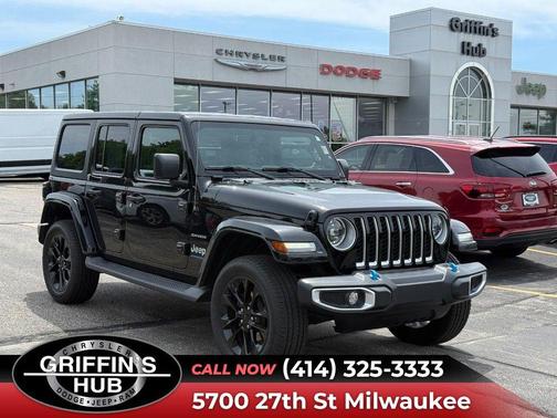 Black Clearcoat 2023 Jeep Wrangler 4xe Sahara