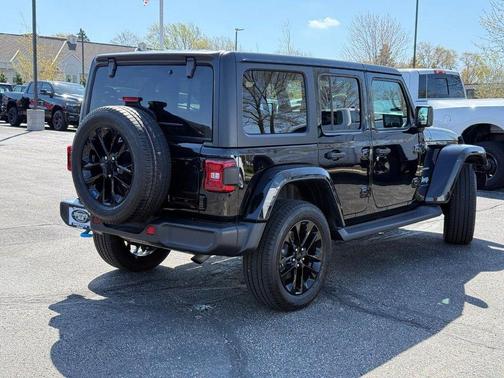Black Clearcoat 2023 Jeep Wrangler 4xe Sahara