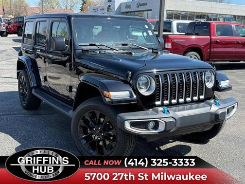 Black Clearcoat 2023 Jeep Wrangler 4xe Sahara