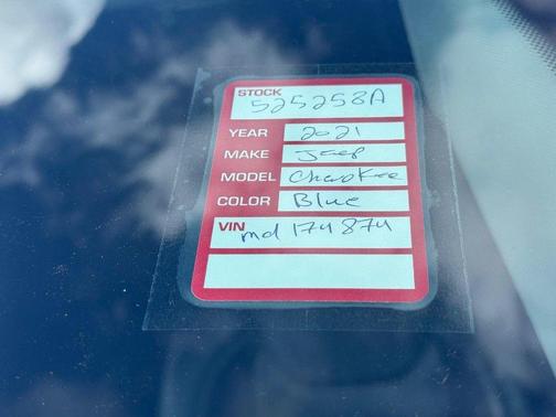 Slate Blue Pearlcoat 2021 Jeep Cherokee Latitude Lux