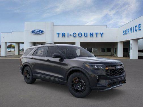 Agate Black Metallic 2026 Ford Explorer Tremor