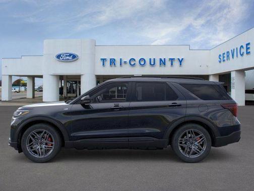 Agate Black Metallic 2026 Ford Explorer ST-Line