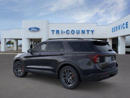 Agate Black Metallic 2026 Ford Explorer ST-Line