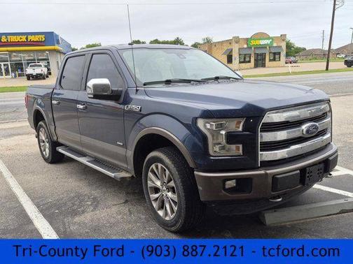 Blue Jeans Metallic 2016 Ford F-150 Lariat
