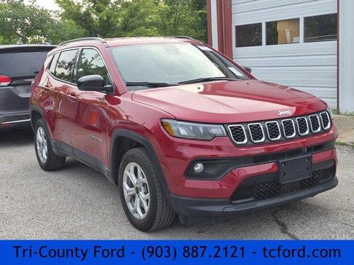 Red 2025 Jeep Compass Latitude