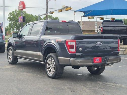 Antimatter Blue Metallic 2022 Ford F-150 King Ranch