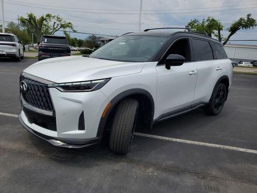 Radiant White 2027 INFINITI QX60 LUXE AWD