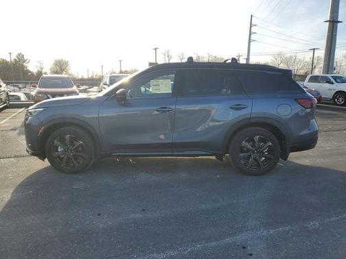 Moonbow Blue/Black Obsidian 2026 INFINITI QX60 AUTOGRAPH