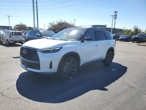 Radiant White/Black Obsidian 2027 INFINITI QX60 AUTOGRAPH