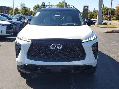 Radiant White/Black Obsidian 2027 INFINITI QX65 SPORT