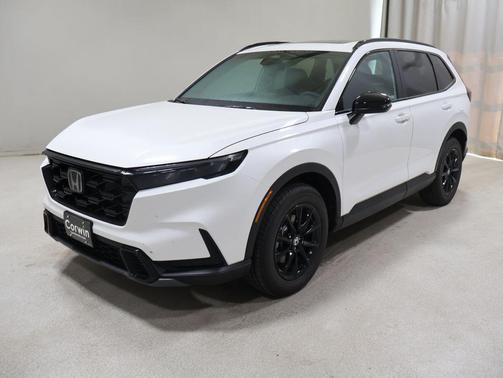 Platinum White Pearl 2026 Honda CR-V Hybrid Sport AWD