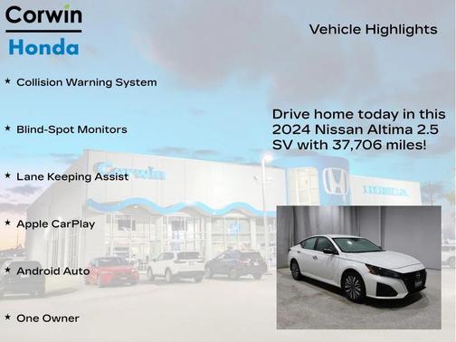 2024 Nissan Altima 2.5 SV