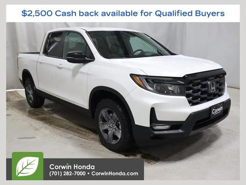 Platinum White Pearl 2026 Honda Ridgeline TrailSport