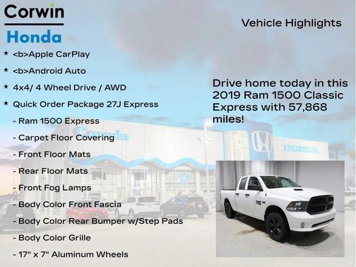 2019 RAM 1500 Tradesman