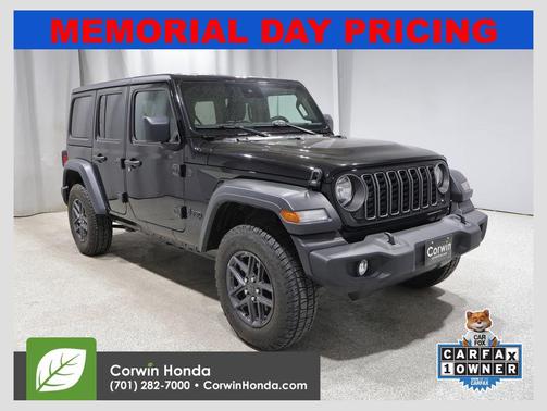 Black Clearcoat 2025 Jeep Wrangler Sport S
