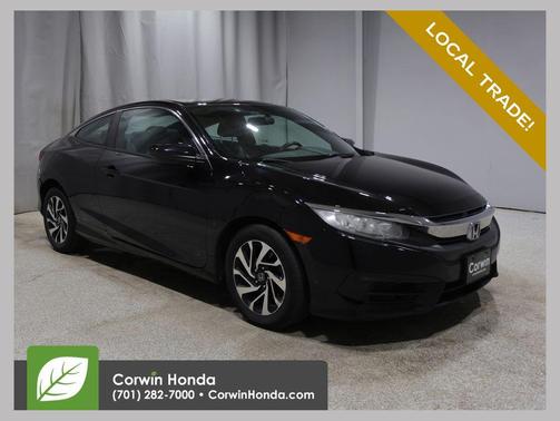 Crystal Black Pearl 2018 Honda Civic LX