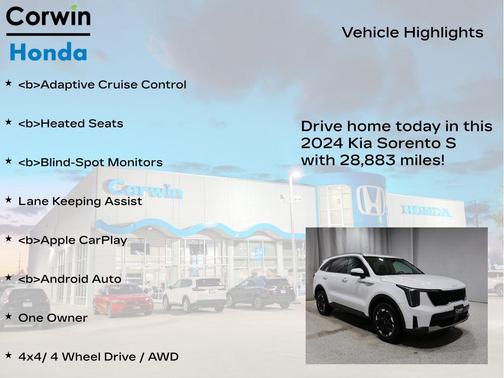 2024 Kia Sorento S