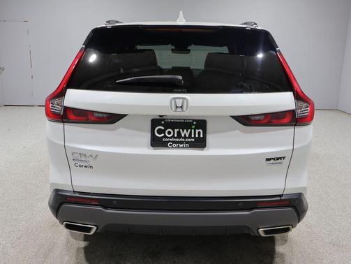 Platinum White Pearl 2023 Honda CR-V Hybrid Sport Touring AWD