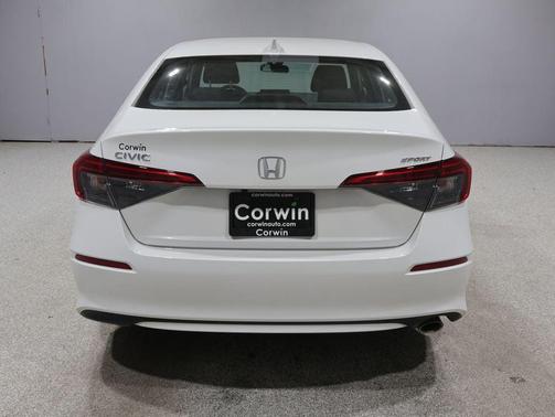 Platinum White Pearl 2024 Honda Civic Sport