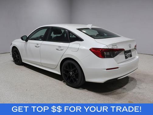 Platinum White Pearl 2024 Honda Civic Sport