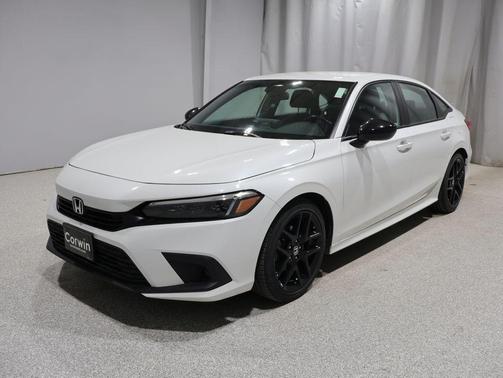 Platinum White Pearl 2024 Honda Civic Sport