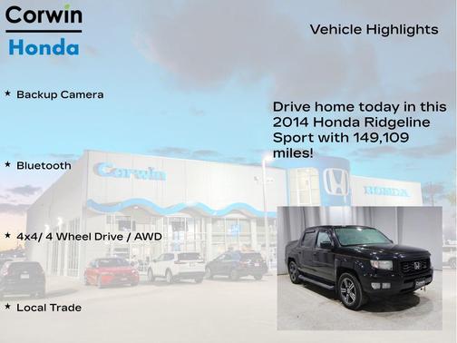 2014 Honda Ridgeline Sport