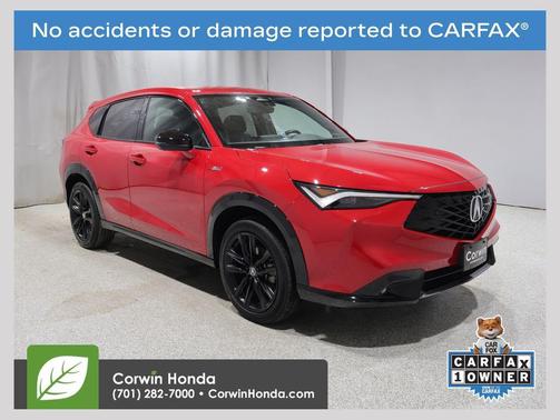 Milano Red 2025 Acura ADX A-Spec with Advance