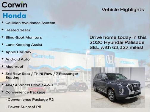 2020 Hyundai PALISADE SEL