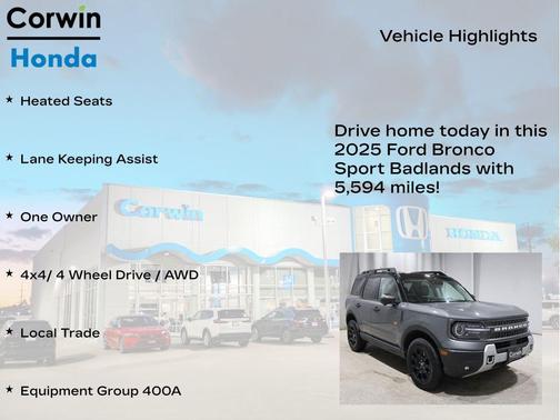 2025 Ford Bronco Sport Badlands