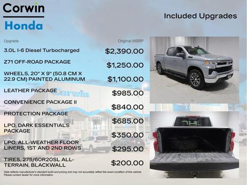Sterling Gray Metallic 2024 Chevrolet Silverado 1500 LT