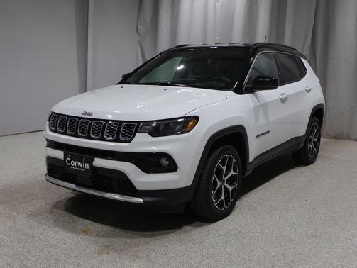 Bright White Clearcoat 2025 Jeep Compass Limited