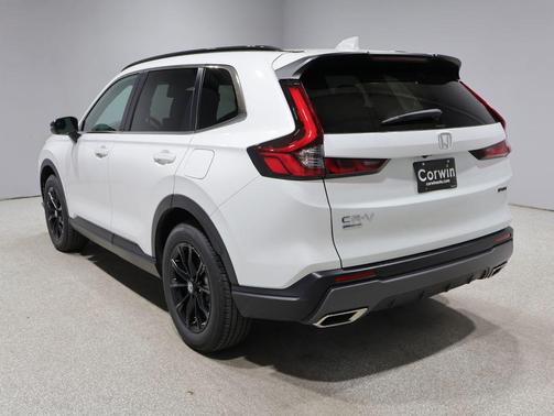 Platinum White Pearl 2025 Honda CR-V Hybrid Sport AWD