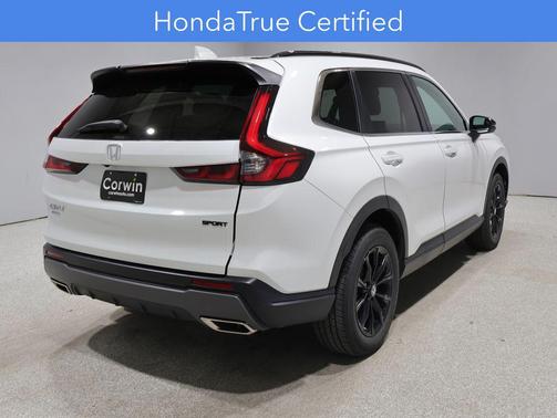 Platinum White Pearl 2025 Honda CR-V Hybrid Sport AWD