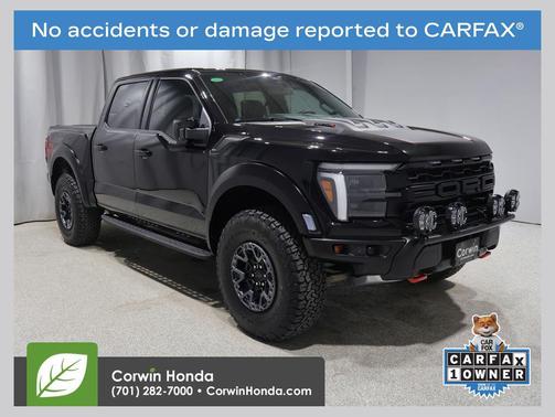 Agate Black 2025 Ford F-150 Raptor