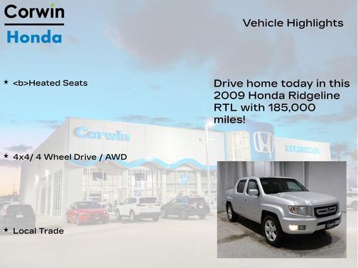 2009 Honda Ridgeline RTL