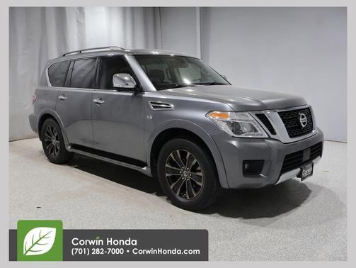 Gun Metallic 2017 Nissan Armada Platinum