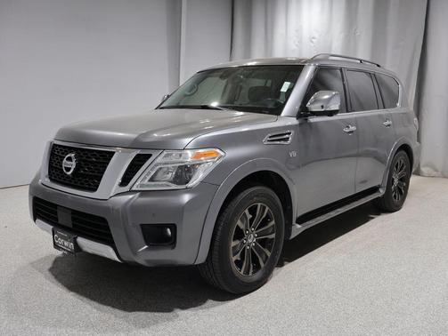 Gun Metallic 2017 Nissan Armada Platinum