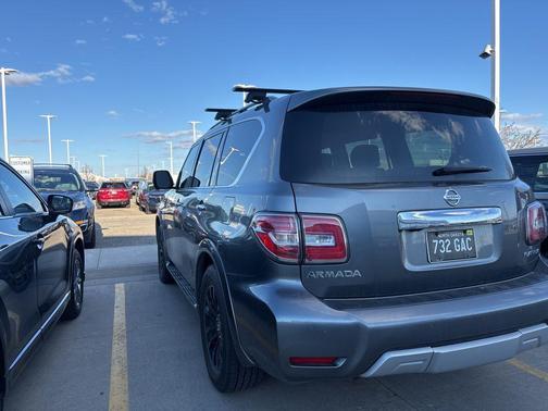 Gun Metallic 2017 Nissan Armada Platinum