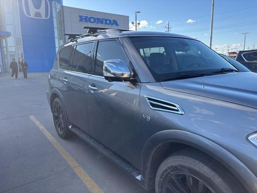 Gun Metallic 2017 Nissan Armada Platinum