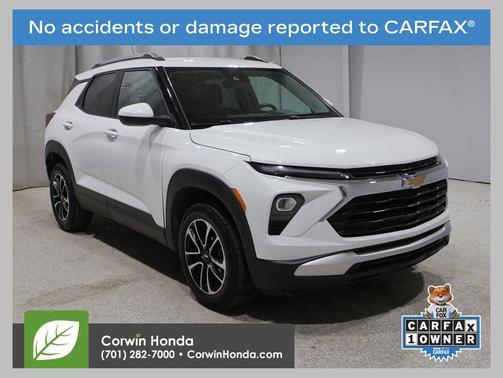 Summit White 2024 Chevrolet Trailblazer LT