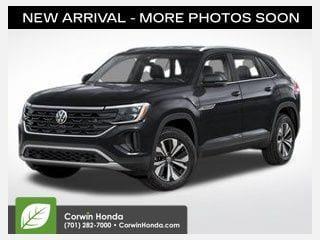 Silver Mist 2025 Volkswagen Atlas Cross Sport 2.0T SE w/Technology 4MOTION