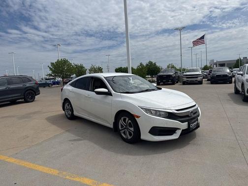 Taffeta White 2016 Honda Civic LX