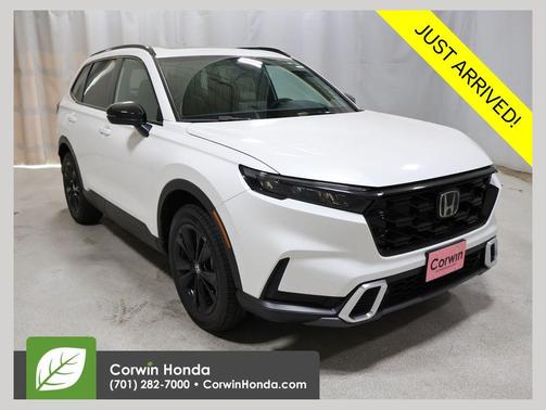 Platinum White Pearl 2026 Honda CR-V Hybrid Sport Touring AWD