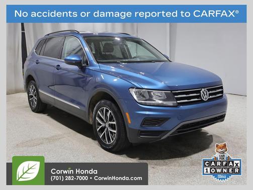 Stone Blue Metallic 2020 Volkswagen Tiguan 2.0T SE 4MOTION