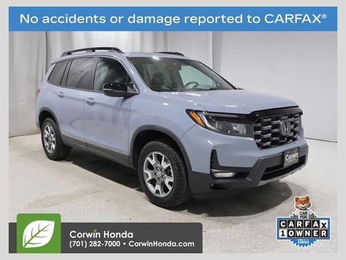 Sonic Gray Pearl 2022 Honda Passport AWD TrailSport
