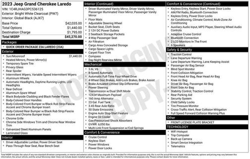2023 Jeep Grand Cherokee Laredo